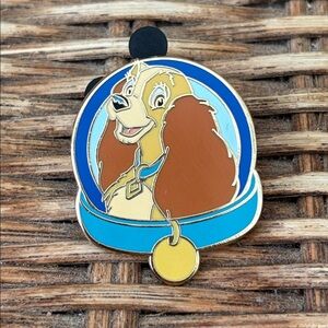 DISNEY 2013 Lady & The Tramp's Lady Dog Collar Series Magical Mystery Pin